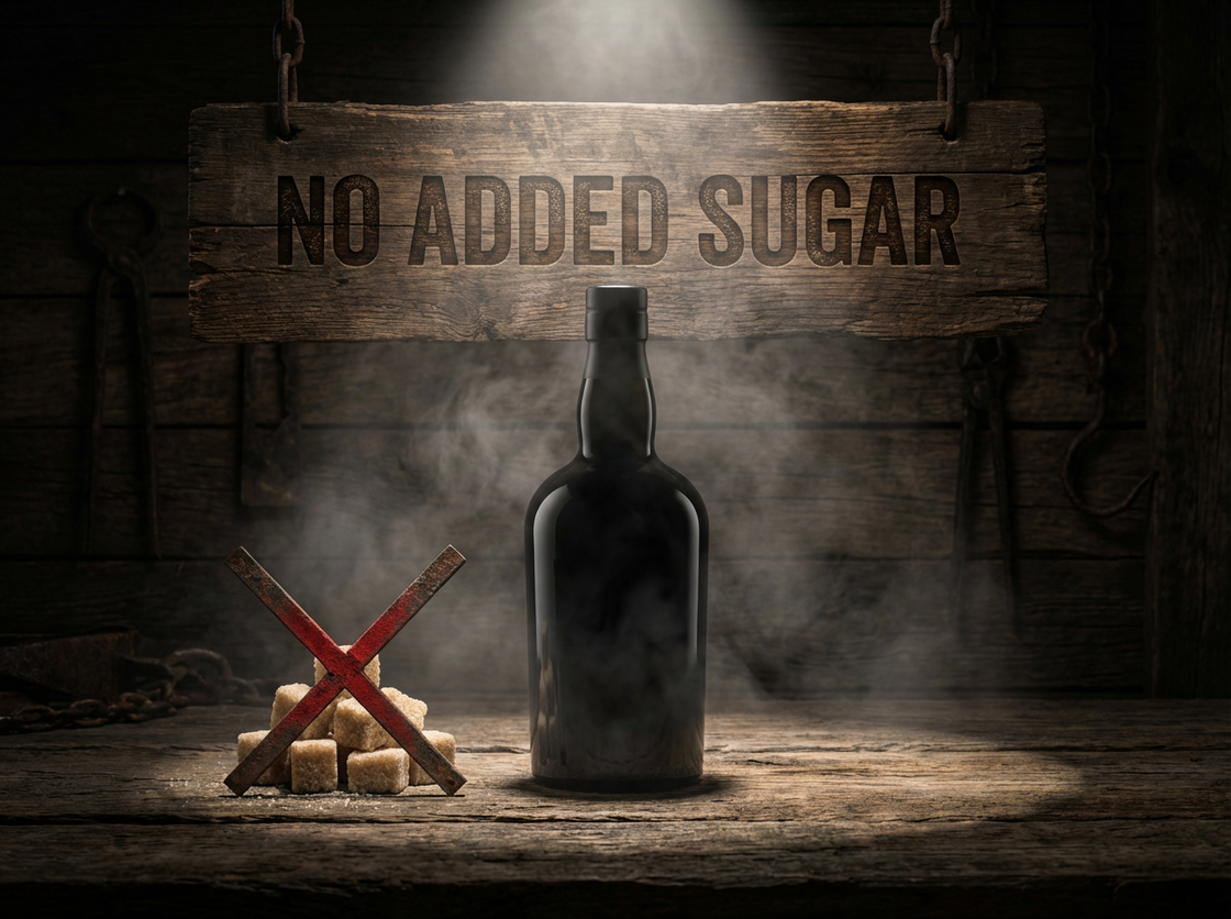 Rum zonder toegevoegde suiker