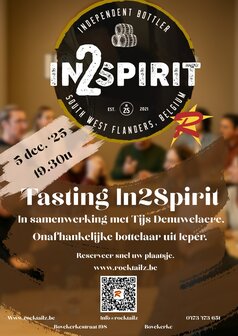 Tasting met In2Spirit 5 december 2025